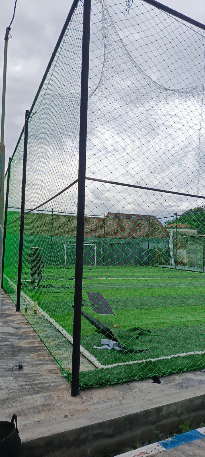 Lapangan mini soccer di Banyuwangi, Jawa Timur, Indonesia