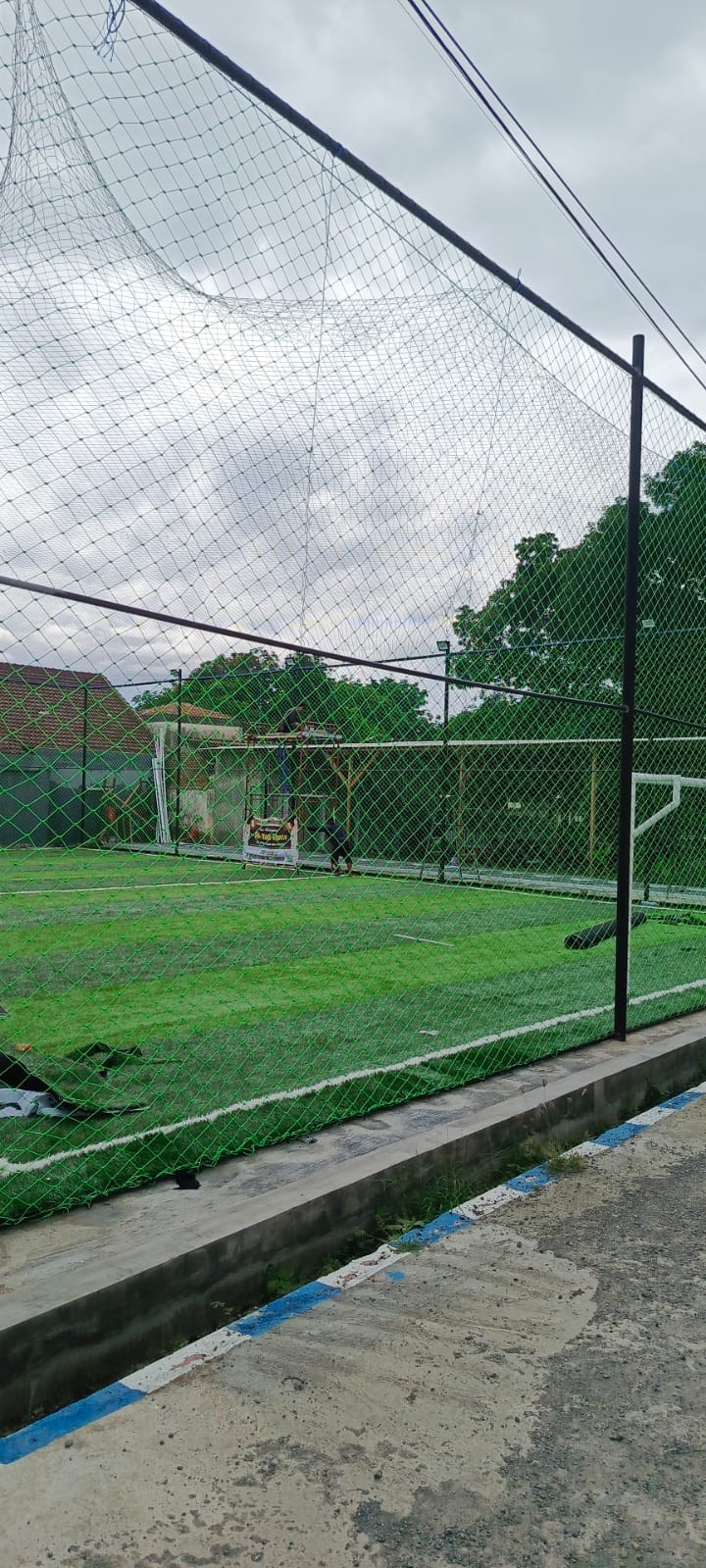 Lapangan mini soccer di Banyuwangi, Jawa Timur, Indonesia