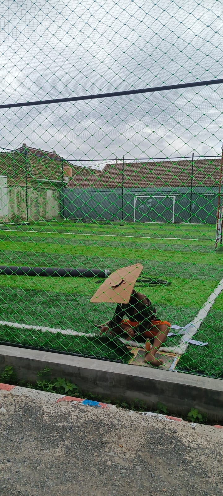 Lapangan mini soccer di Banyuwangi, Jawa Timur, Indonesia